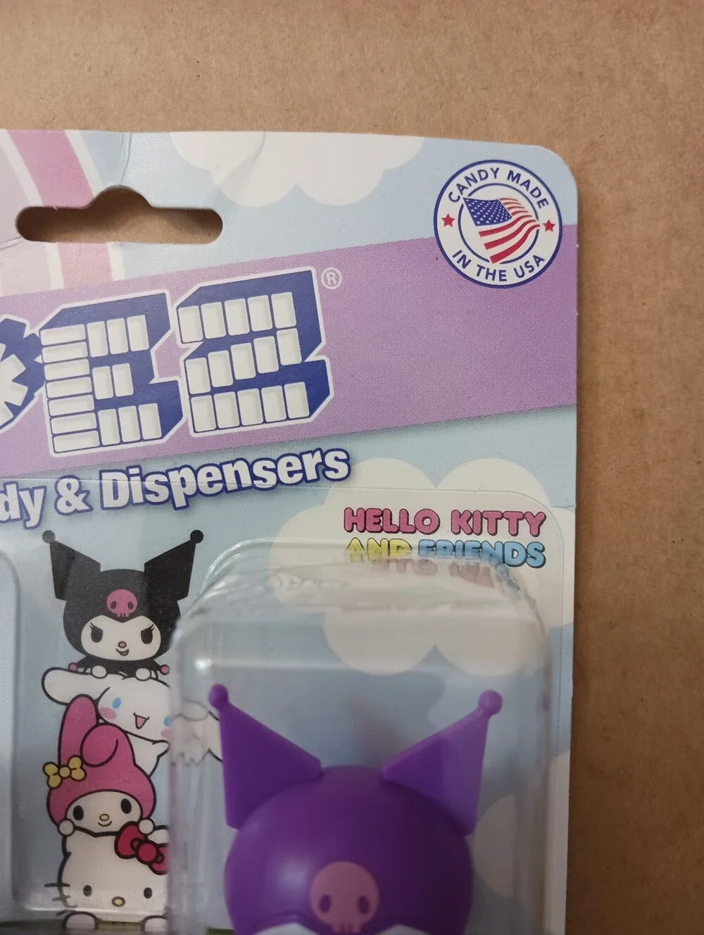 HELLO KITTY And Kuromi PEZ Dispensers 2 pack , 4 Rolls Pez New